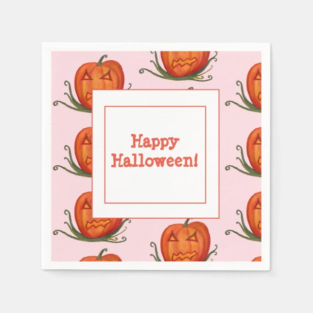 Halloween Celebration Paper napkins Serviette (Vorderseite)