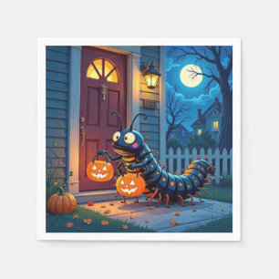 Halloween Centipede Trick oder Behandlung Serviette