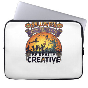 Halloween Chance Wirklich Kreative Hexe Tre Laptopschutzhülle