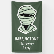 Halloween Characters benutzerdefiniertes Textbanne