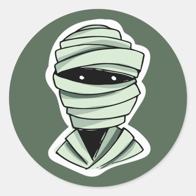 Halloween Characters Custom Color Aufkleber 2/4 (Vorderseite)