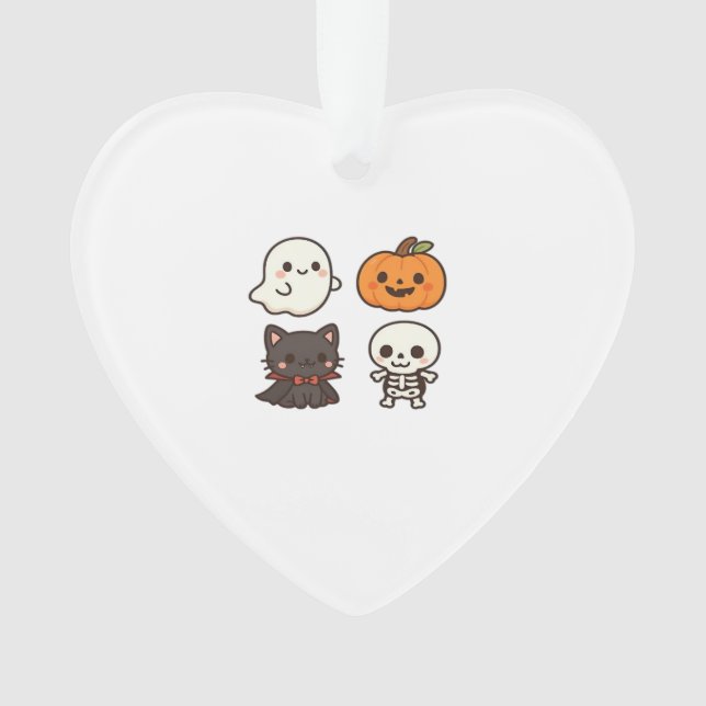 Halloween Characters � Ghost, Pumpkin, Black Cat & Ornament (Vorderseite)