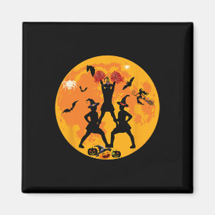 Halloween Cheerleading Lustiges Kostüm Cheerleader Magnet