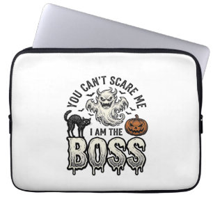 Halloween-Chef-Geist-Vintage-Stickerei-Shirt-Desig Laptopschutzhülle