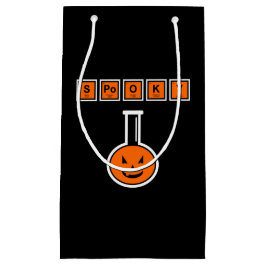 Halloween Chemie Spooky Pumpkin Geschenktasche Kleine Geschenktüte