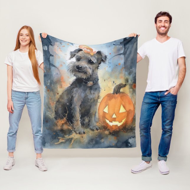 Halloween Chesapeake Bay Terrier mit Pumpkins Fleecedecke (Beispiel)