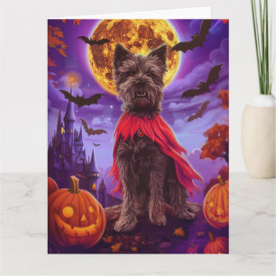 Halloween Chesapeake Bay Terrier Vampire Pumpkins Karte