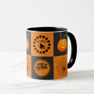 Halloween Chessboard Tasse