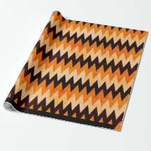 Halloween-Chevron-Zickzack-Muster – Orange & Schwa