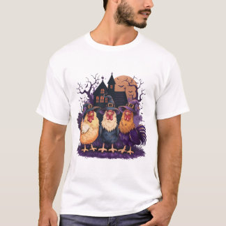 Halloween Chicken Spoonky Herbst T-Shirt
