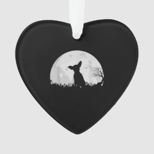 Halloween Chihuahua Kostümgeschenk Moon Funny Ornament