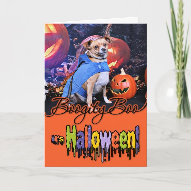 Halloween - Chihuahua X - Coco Karte (Vorderseite)