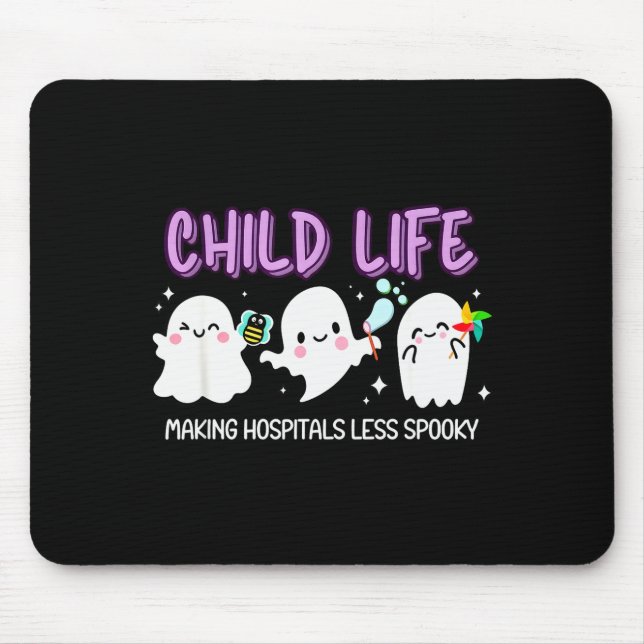 Halloween Child Life Specialist, Fall Child Life S Mousepad (Vorne)