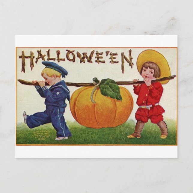 Halloween Children Postkarte (Vorderseite)