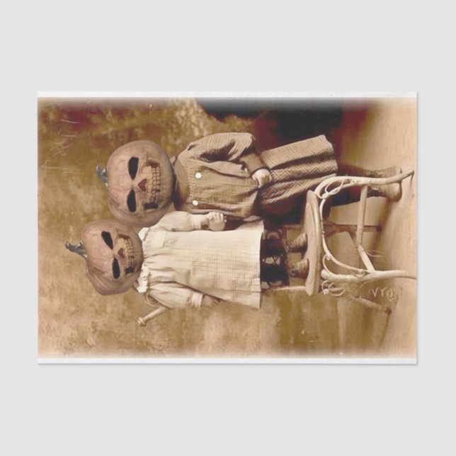 Halloween Children Pumpkin-Kostüm Seidenpapier (Vorderseite)