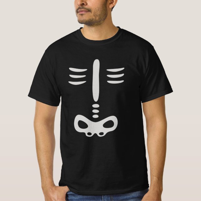 Halloween Children Skelettkostüm T-Shirt (Vorderseite)