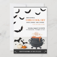 Halloween Chili Cook Off Einladung