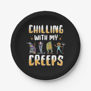 Halloween Chilling mit Creeps Pappteller