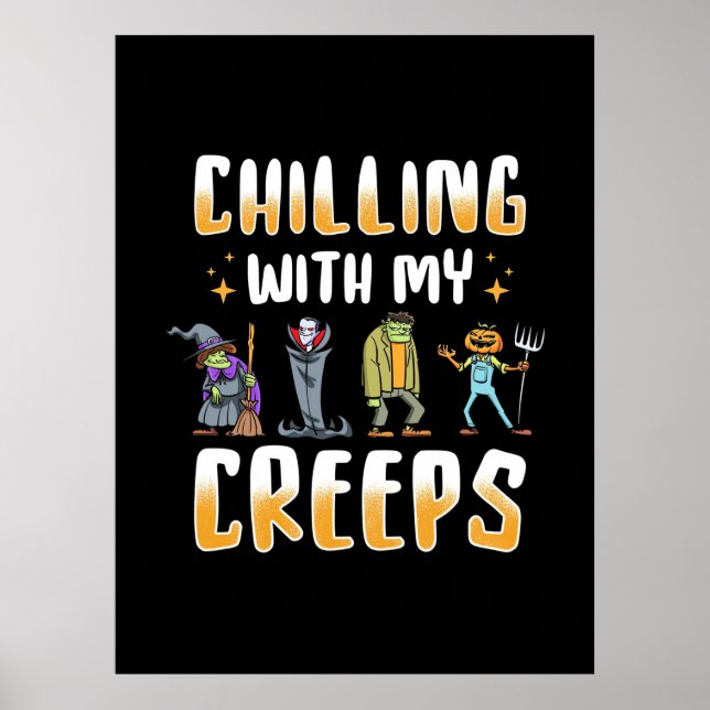 Halloween Chilling mit Creeps Poster (Vorne)