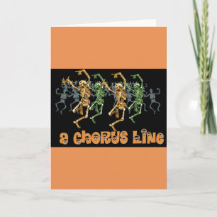 Halloween Chorline Karte