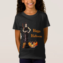 Halloween Classic Elegantes Black Dress Fashion T-Shirt