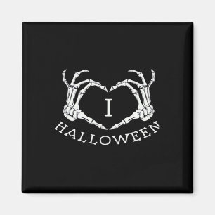 Halloween! Classic - Skelettfächer Herz Magnet