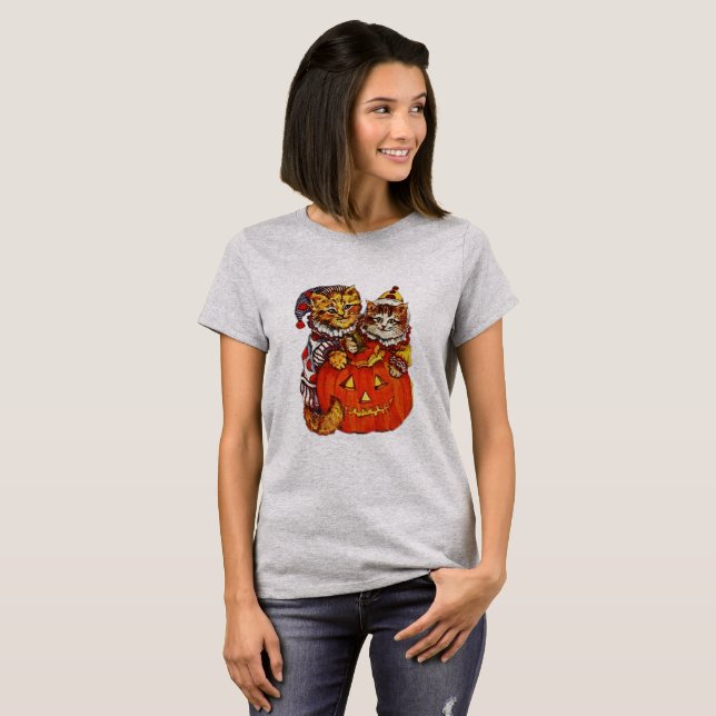 Halloween Clown Kittens T-Shirt (Vorne ganz)