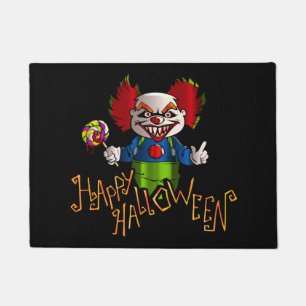 Halloween-Clown-Tür-Matte Fußmatte