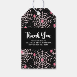 Halloween Coblies & Spiders Pattern Vielen Dank Geschenkanhänger