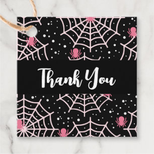 Halloween Cobnets & Spiders Pattern Geschenkanhänger
