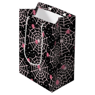 Halloween Cobnets & Spiders Pattern Mittlere Geschenktüte