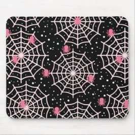 Halloween Cobnets & Spiders Pattern Mousepad