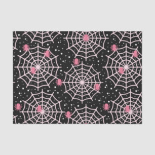 Halloween Cobnets & Spiders Pattern Seidenpapier