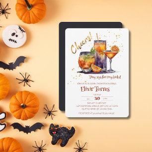 Halloween Cocktail Drinks Kinderdusche Einladung