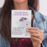 Halloween Cocktail Rezept Wasserfarbe Postkarte<br><div class="desc">Dieses Design kann in dem Bereich personalisiert werden, der durch das Ändern des Fotos und/oder Textes zur Verfügung gestellt wird. Sie können auch angepasst werden, indem Sie auf Vorlage personalisieren klicken und dann auf die Schaltfläche klicken, um weitere Optionen anzupassen, um die Hintergrundfarbe zu löschen oder zu ändern, Text hinzuzufügen,...</div>