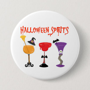 Halloween Cocktail Spirits Button