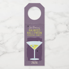 Halloween Cocktails Flaschenanhänger