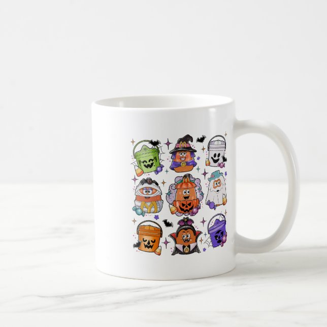 Halloween Coffee Funny Halloween Saison Spooky Kaffeetasse (Rechts)