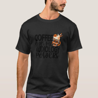 Halloween Coffee Lover Doktor der Audiologie T Shi T-Shirt