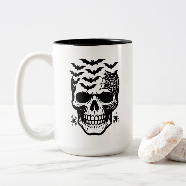 Halloween Coffee Tasse (Mit Donut)