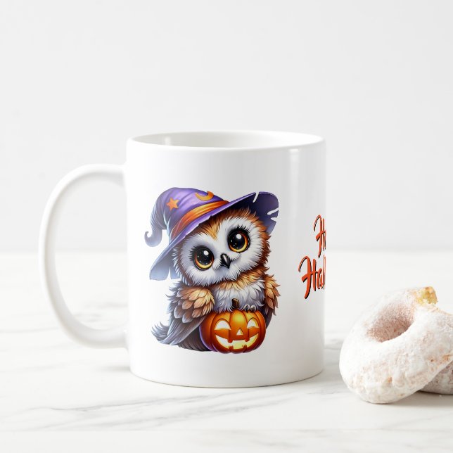 Halloween Coffee Tasse (Mit Donut)