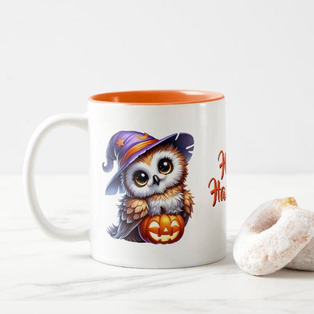 Halloween Coffee Tasse (Mit Donut)