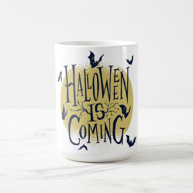 Halloween Collection - Halloween kommt Kaffeetasse (Mittel)