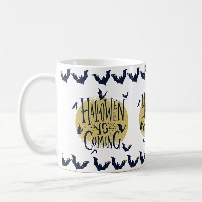 Halloween Collection - Halloween kommt Kaffeetasse (Links)