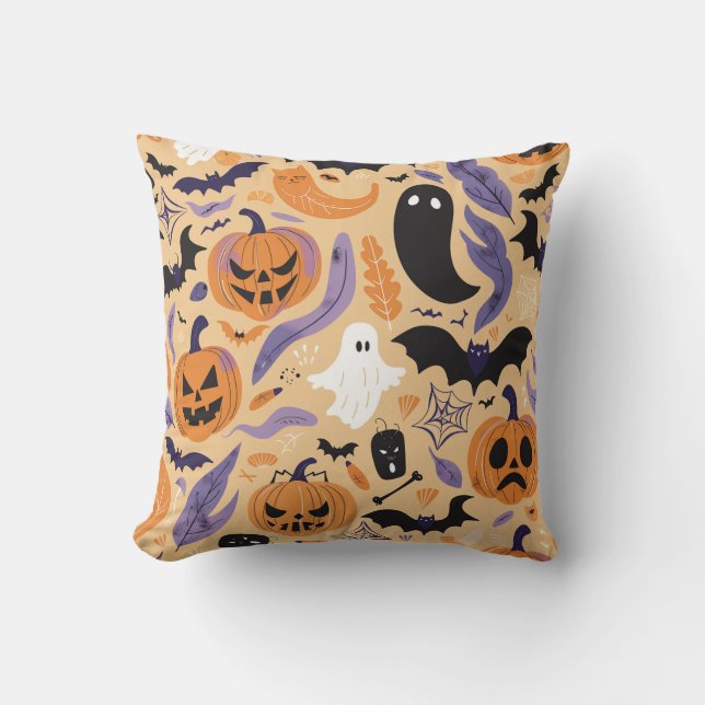 Halloween Collection - Spook Up - Throw Kissen (Vorderseite)