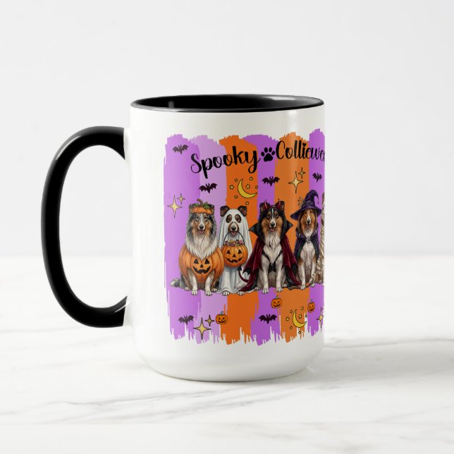Halloween Collies Tasse (Links)