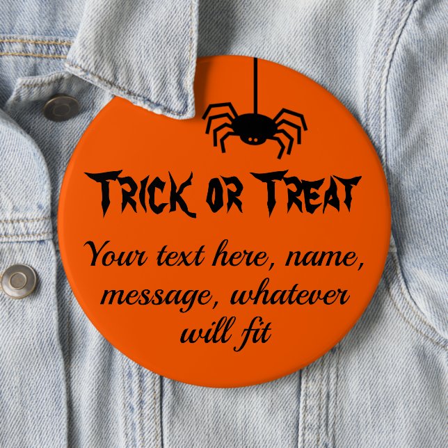 Halloween Colossal 6" Round Button Button (Beispiel)