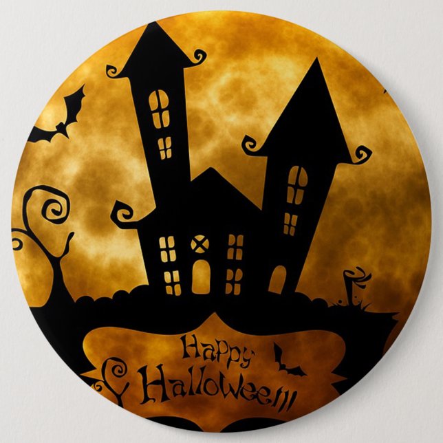 Halloween Colossal, Rundschaltfläche 1,8 mm Button (Vorderseite)