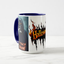 Halloween Combo Tasse! 👻 ☕#HalloweenMug #CreepyCu