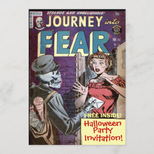 Halloween-Comic Einladung